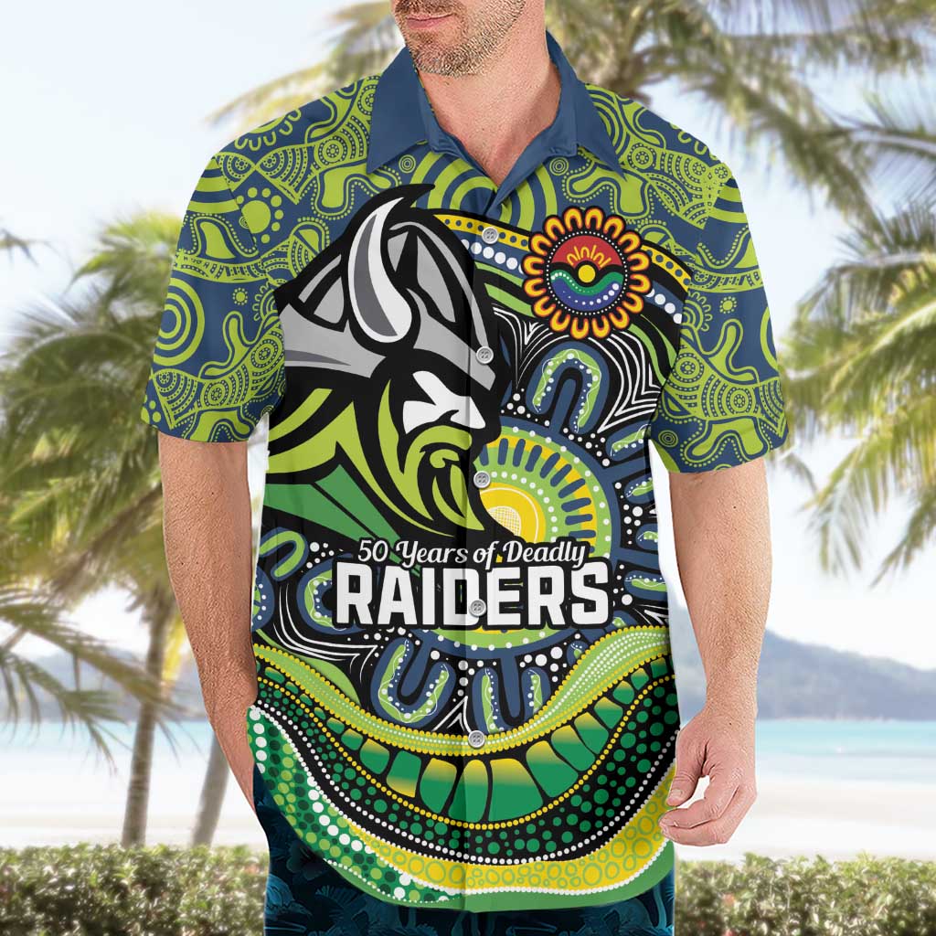 Custom Canberra Honouring First Nations Hawaiian Shirt NAIDOC 2026 Deadly 50 Years
