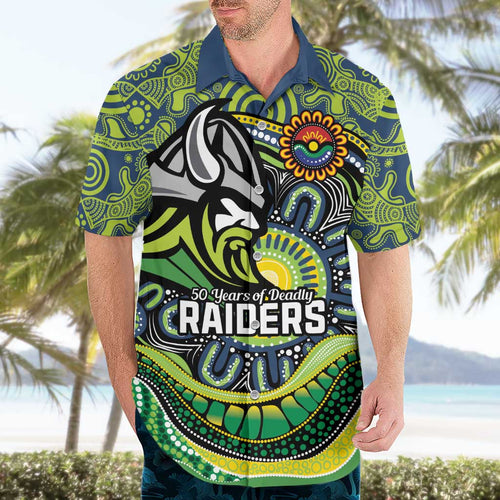 Custom Canberra Honouring First Nations Hawaiian Shirt NAIDOC 2026 Deadly 50 Years