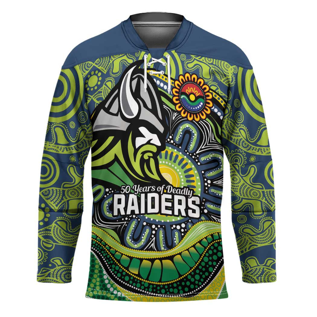Custom Canberra Honouring First Nations Hockey Jersey NAIDOC 2026 Deadly 50 Years