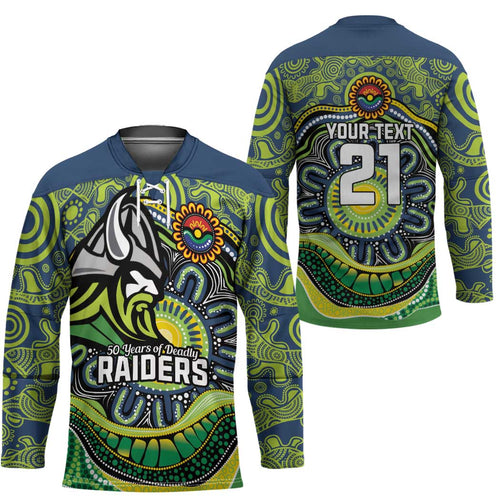 Custom Canberra Honouring First Nations Hockey Jersey NAIDOC 2026 Deadly 50 Years