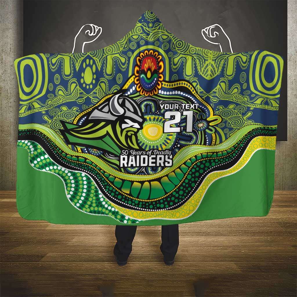 Custom Canberra Honouring First Nations Hooded Blanket NAIDOC 2026 Deadly 50 Years