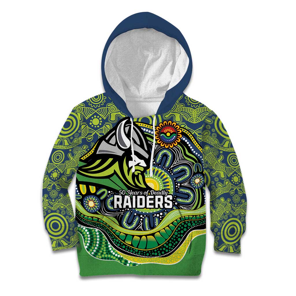 Custom Canberra Honouring First Nations Kid Hoodie NAIDOC 2026 Deadly 50 Years