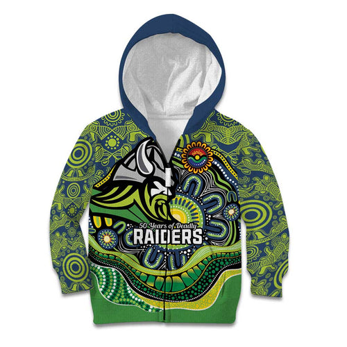 Custom Canberra Honouring First Nations Kid Hoodie NAIDOC 2026 Deadly 50 Years