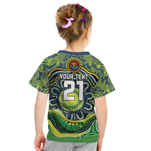 Custom Canberra Honouring First Nations Kid T Shirt NAIDOC 2026 Deadly 50 Years