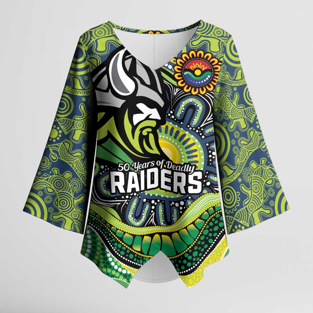 Custom Canberra Honouring First Nations Kimono Sleeve Blouse NAIDOC 2026 Deadly 50 Years