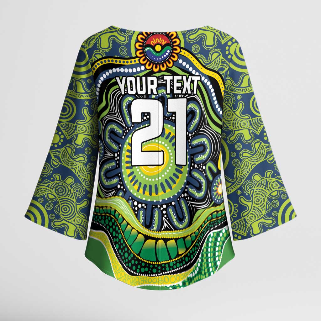 Custom Canberra Honouring First Nations Kimono Sleeve Blouse NAIDOC 2026 Deadly 50 Years