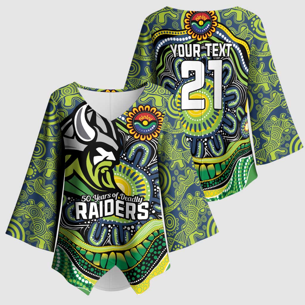 Custom Canberra Honouring First Nations Kimono Sleeve Blouse NAIDOC 2026 Deadly 50 Years