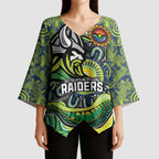 Custom Canberra Honouring First Nations Kimono Sleeve Blouse NAIDOC 2026 Deadly 50 Years