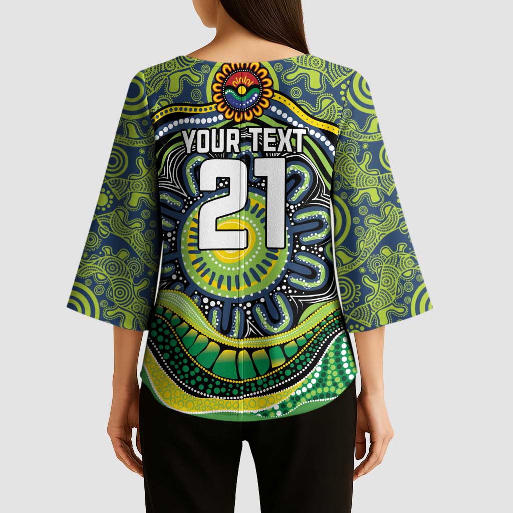 Custom Canberra Honouring First Nations Kimono Sleeve Blouse NAIDOC 2026 Deadly 50 Years