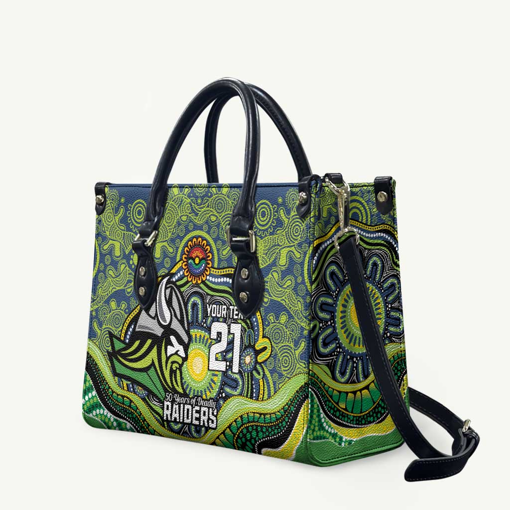 Custom Canberra Honouring First Nations Leather Bag NAIDOC 2026 Deadly 50 Years