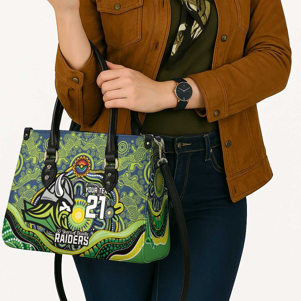 Custom Canberra Honouring First Nations Leather Bag NAIDOC 2026 Deadly 50 Years