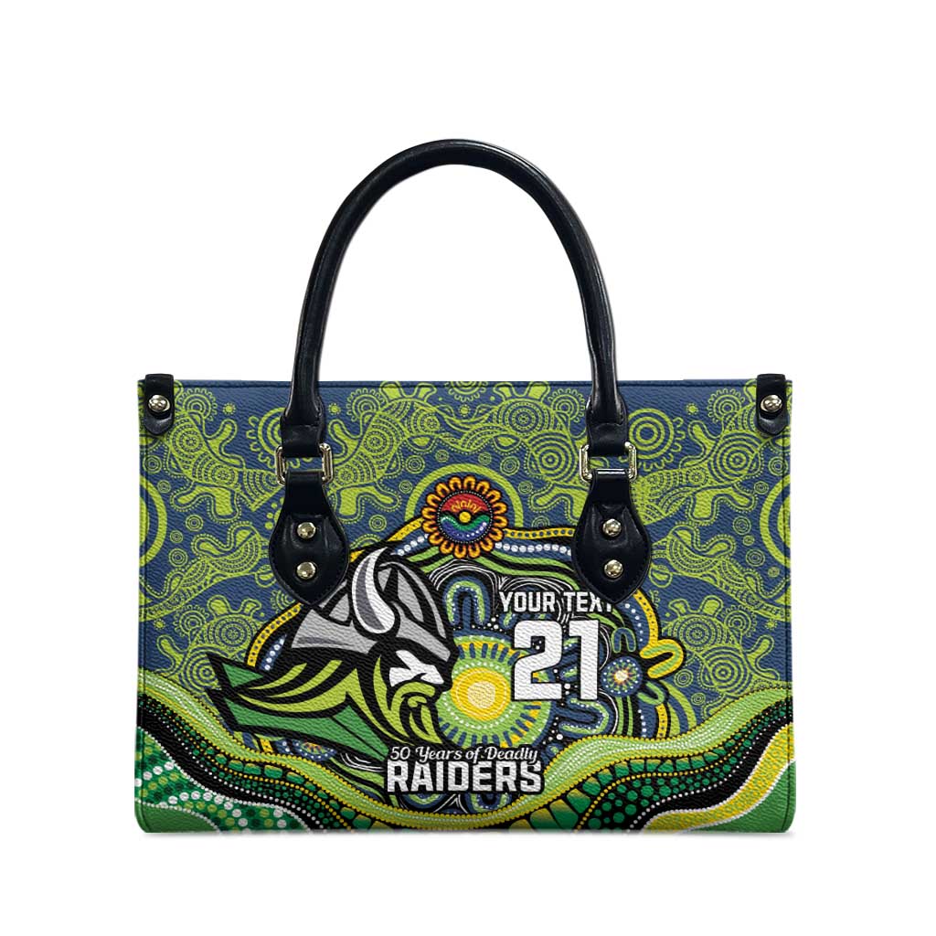 Custom Canberra Honouring First Nations Leather Bag NAIDOC 2026 Deadly 50 Years