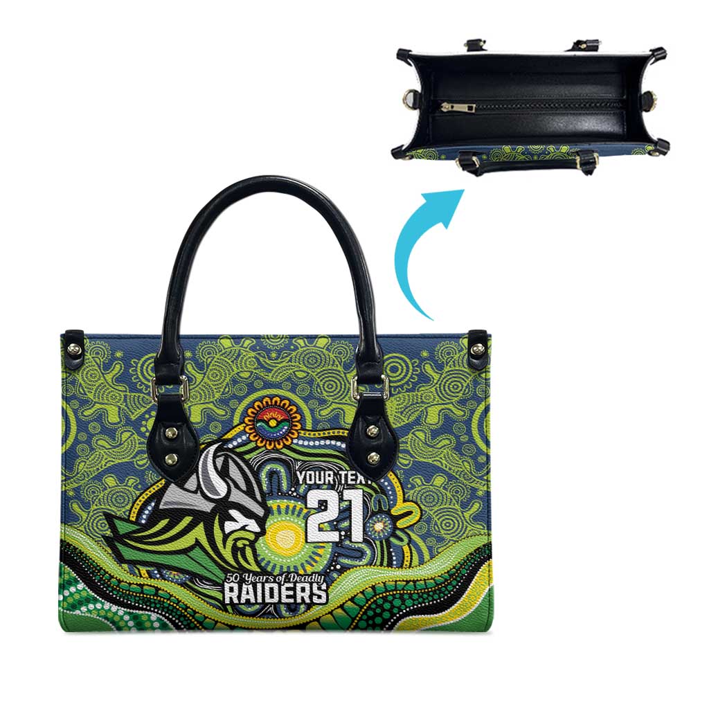 Custom Canberra Honouring First Nations Leather Bag NAIDOC 2026 Deadly 50 Years