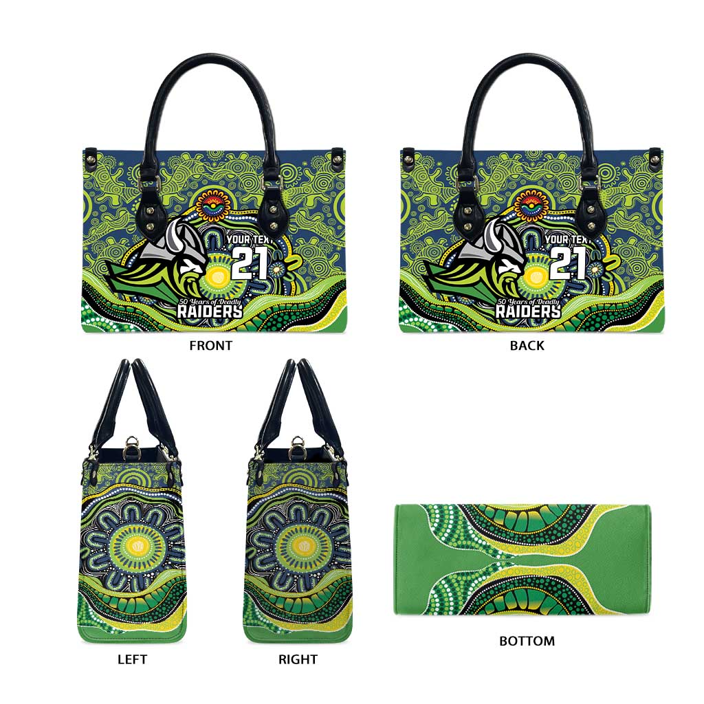 Custom Canberra Honouring First Nations Leather Bag NAIDOC 2026 Deadly 50 Years