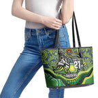 Custom Canberra Honouring First Nations Leather Tote Bag NAIDOC 2026 Deadly 50 Years