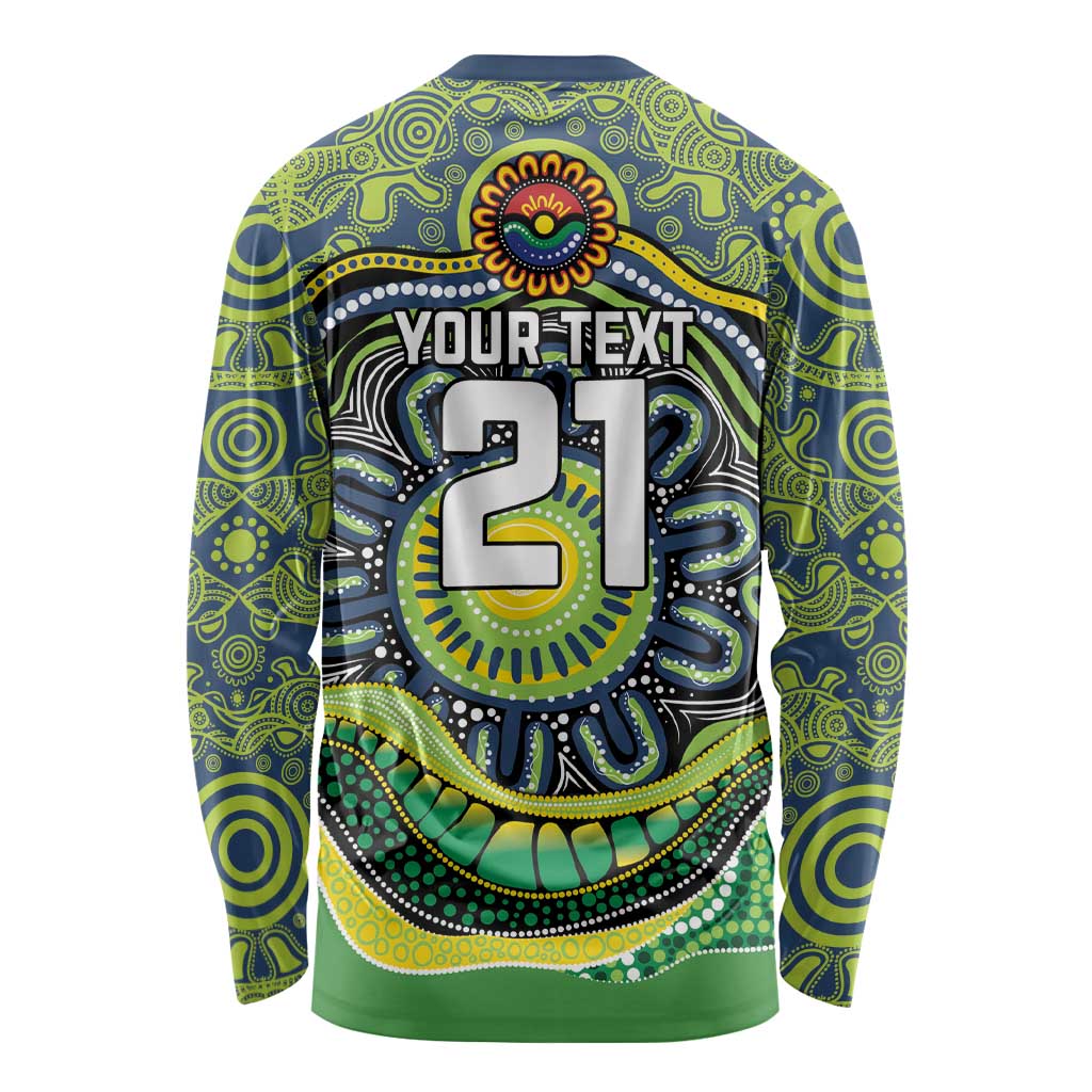 Custom Canberra Honouring First Nations Long Sleeve Shirt NAIDOC 2026 Deadly 50 Years