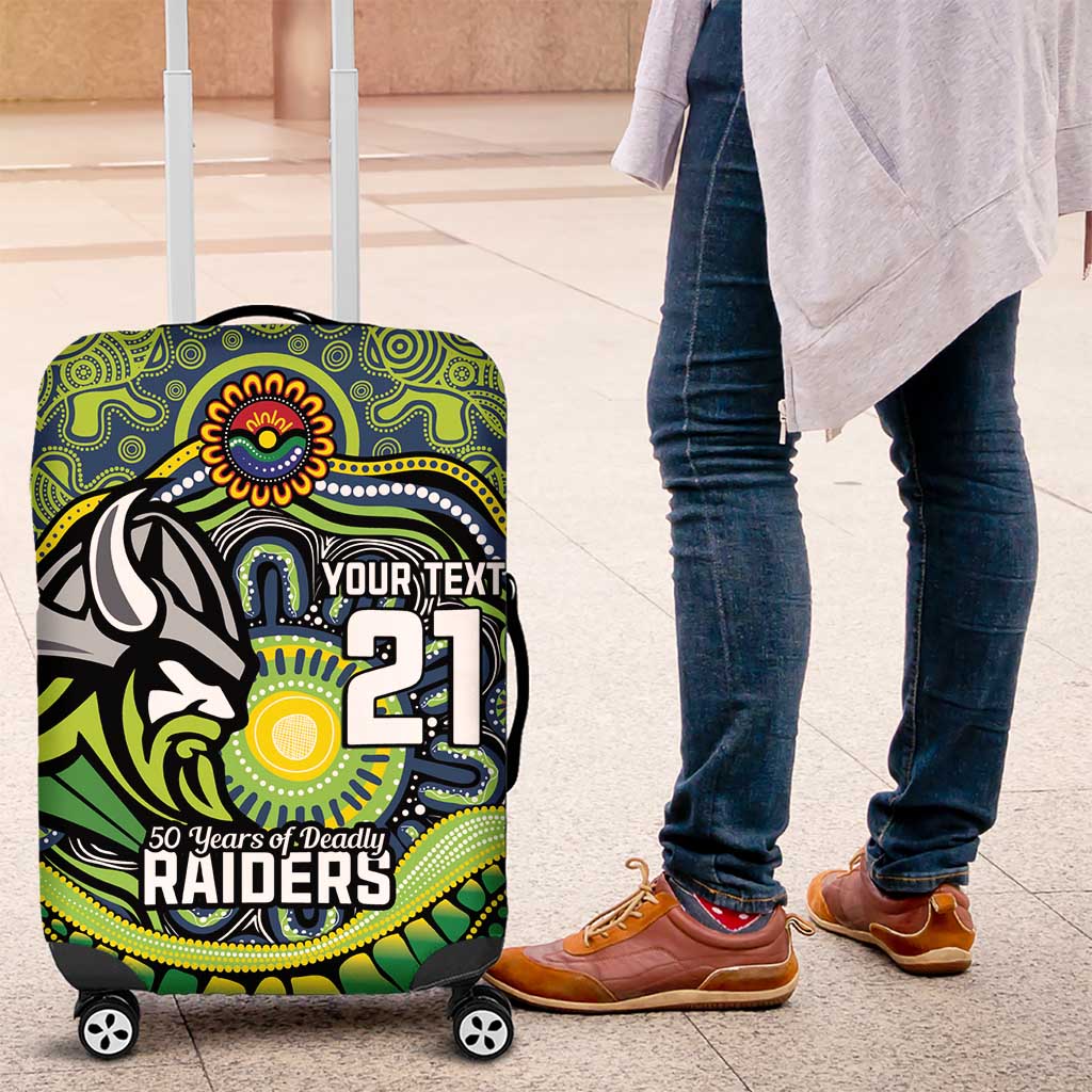 Custom Canberra Honouring First Nations Luggage Cover NAIDOC 2026 Deadly 50 Years