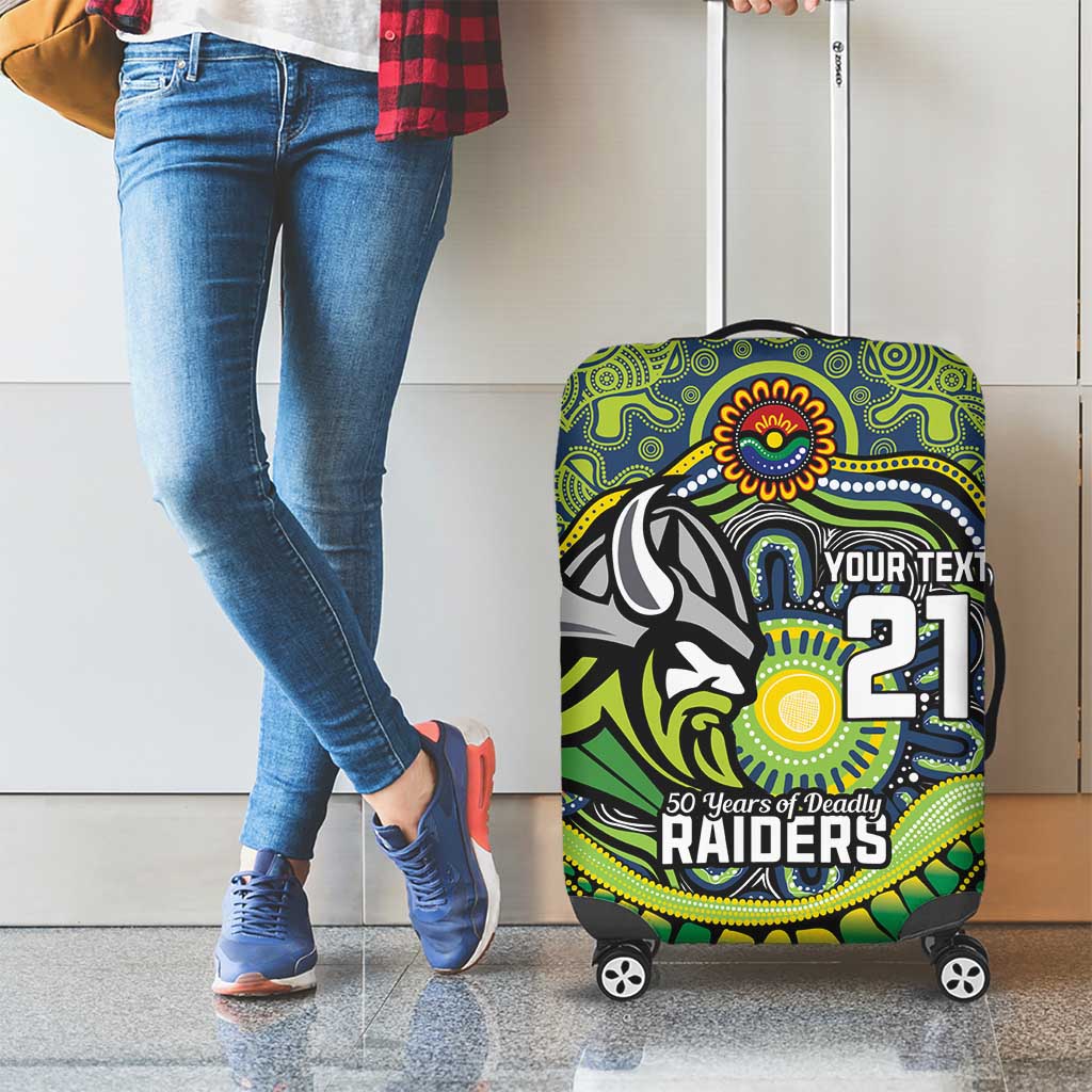 Custom Canberra Honouring First Nations Luggage Cover NAIDOC 2026 Deadly 50 Years