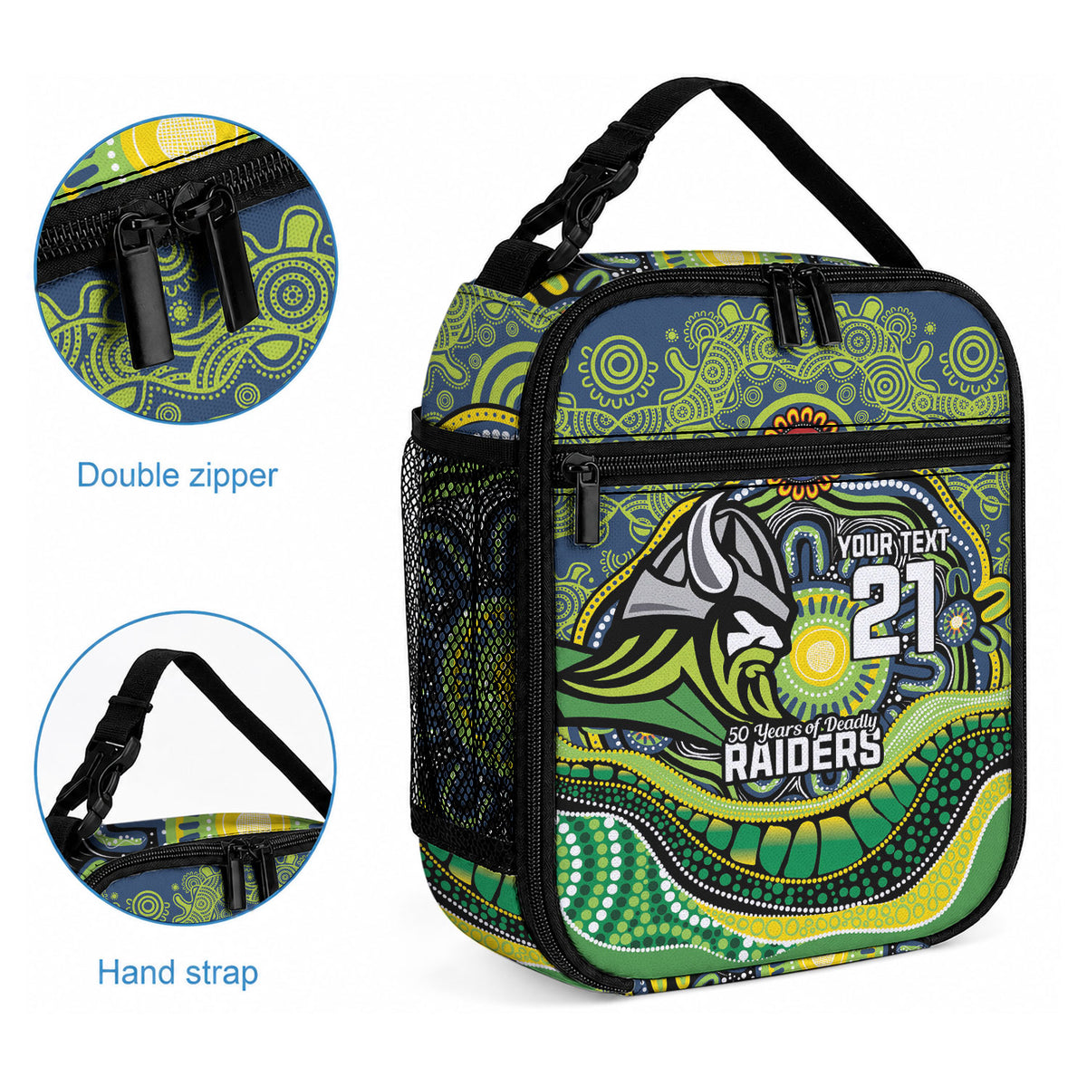 Custom Canberra Honouring First Nations Lunch Bag NAIDOC 2026 Deadly 50 Years