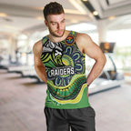 Custom Canberra Honouring First Nations Men Tank Top NAIDOC 2026 Deadly 50 Years