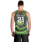 Custom Canberra Honouring First Nations Men Tank Top NAIDOC 2026 Deadly 50 Years
