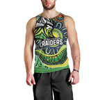 Custom Canberra Honouring First Nations Men Tank Top NAIDOC 2026 Deadly 50 Years
