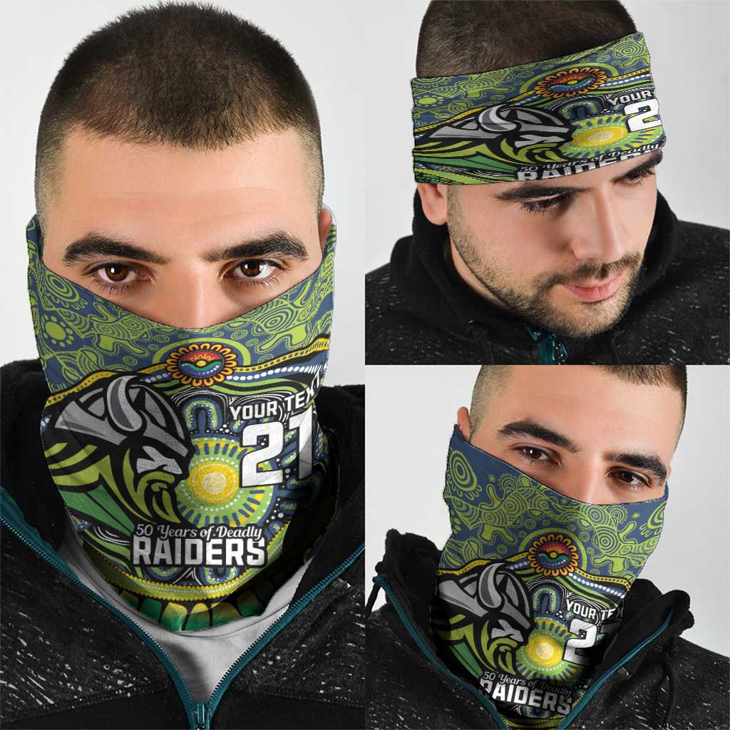 Custom Canberra Honouring First Nations Neck Gaiter NAIDOC 2026 Deadly 50 Years