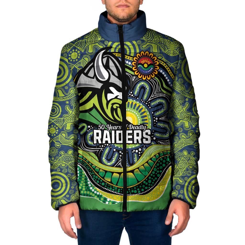 Custom Canberra Honouring First Nations Padded Jacket NAIDOC 2026 Deadly 50 Years