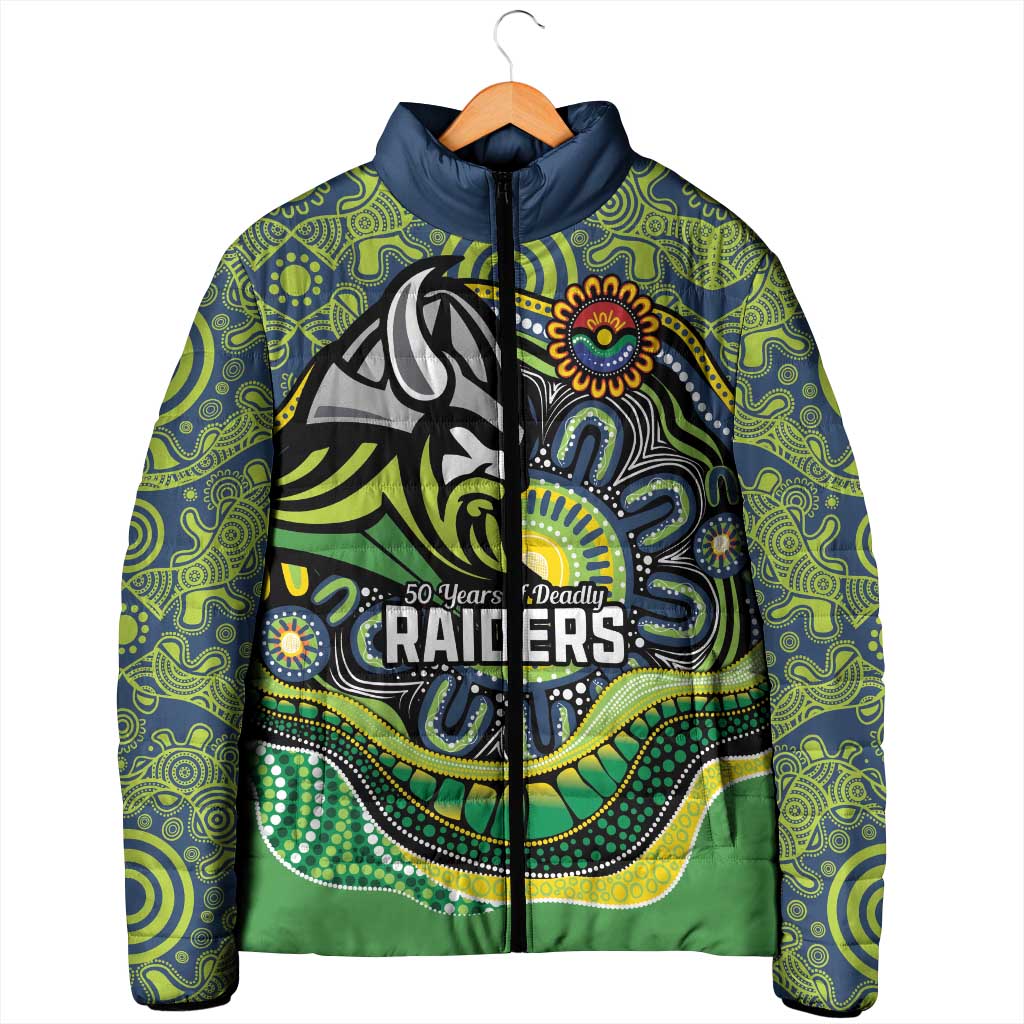Custom Canberra Honouring First Nations Padded Jacket NAIDOC 2026 Deadly 50 Years