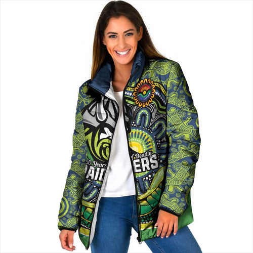 Custom Canberra Honouring First Nations Padded Jacket NAIDOC 2026 Deadly 50 Years