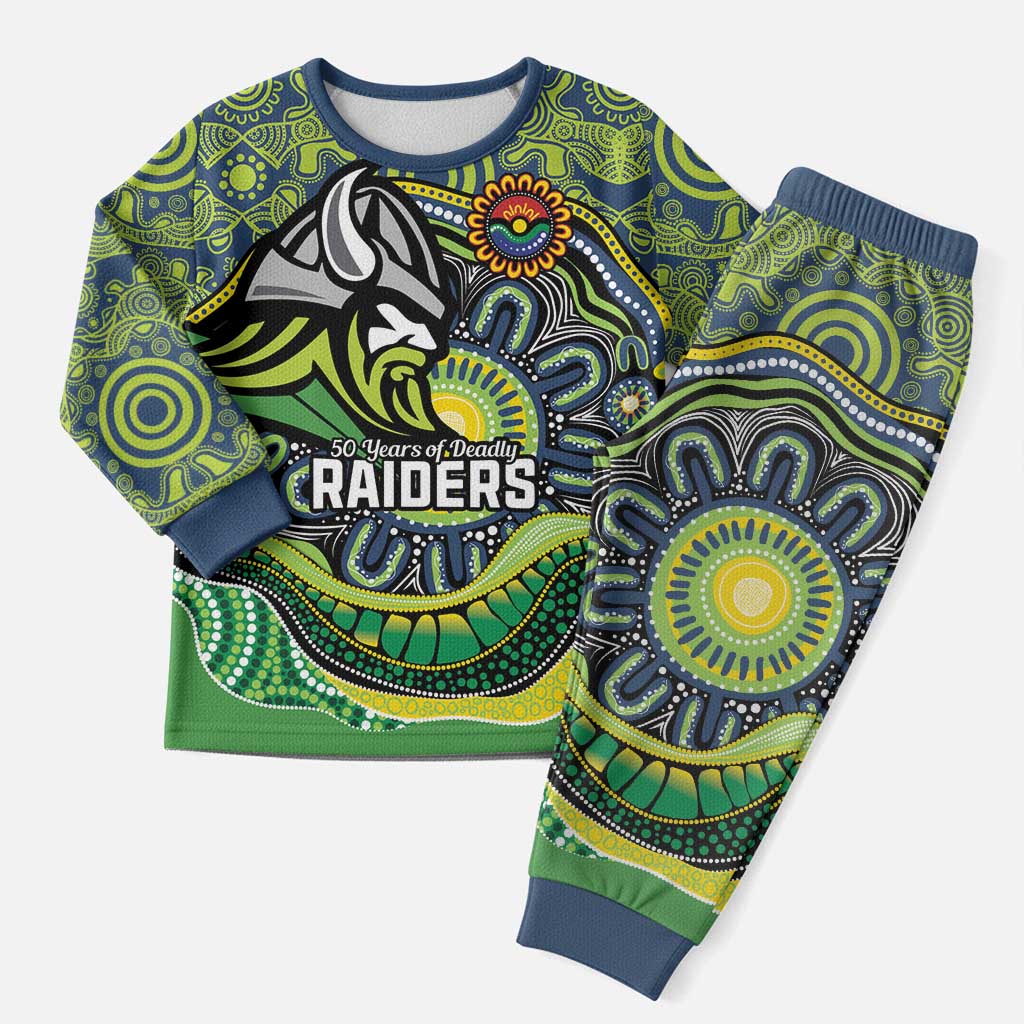 Custom Canberra Honouring First Nations Pajama Set NAIDOC 2026 Deadly 50 Years