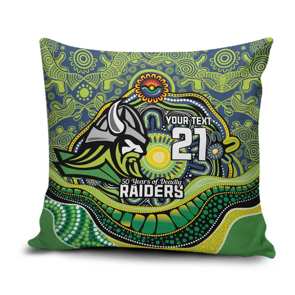 Custom Canberra Honouring First Nations Pillow Cover NAIDOC 2026 Deadly 50 Years