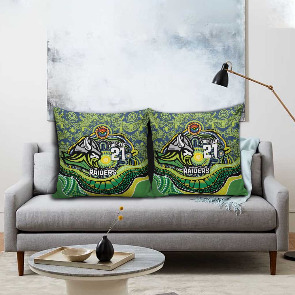 Custom Canberra Honouring First Nations Pillow Cover NAIDOC 2026 Deadly 50 Years