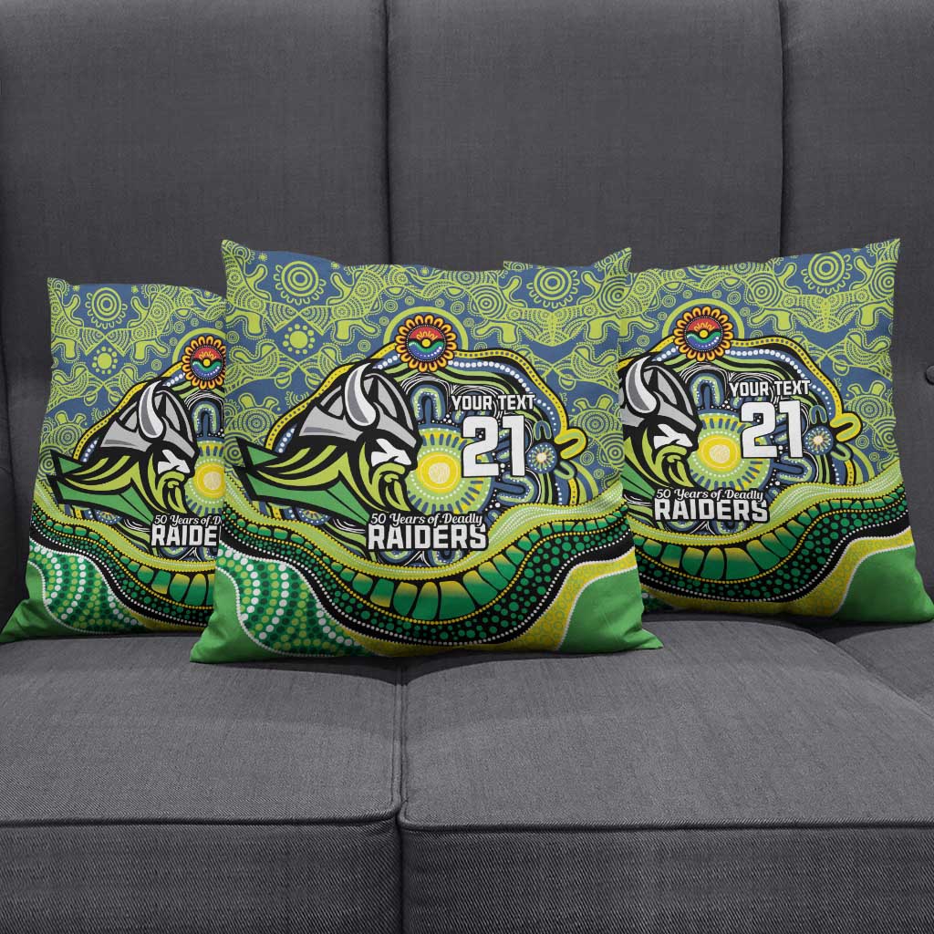 Custom Canberra Honouring First Nations Pillow Cover NAIDOC 2026 Deadly 50 Years