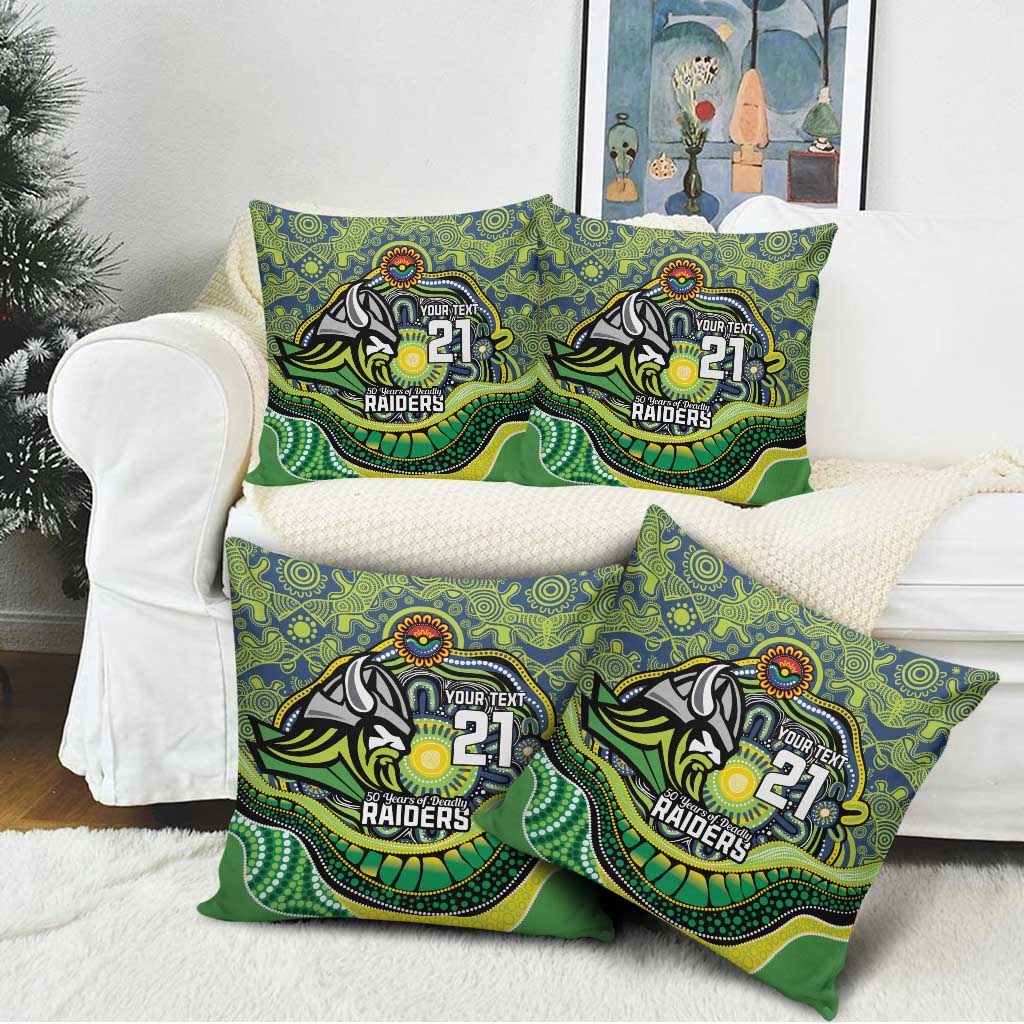 Custom Canberra Honouring First Nations Pillow Cover NAIDOC 2026 Deadly 50 Years