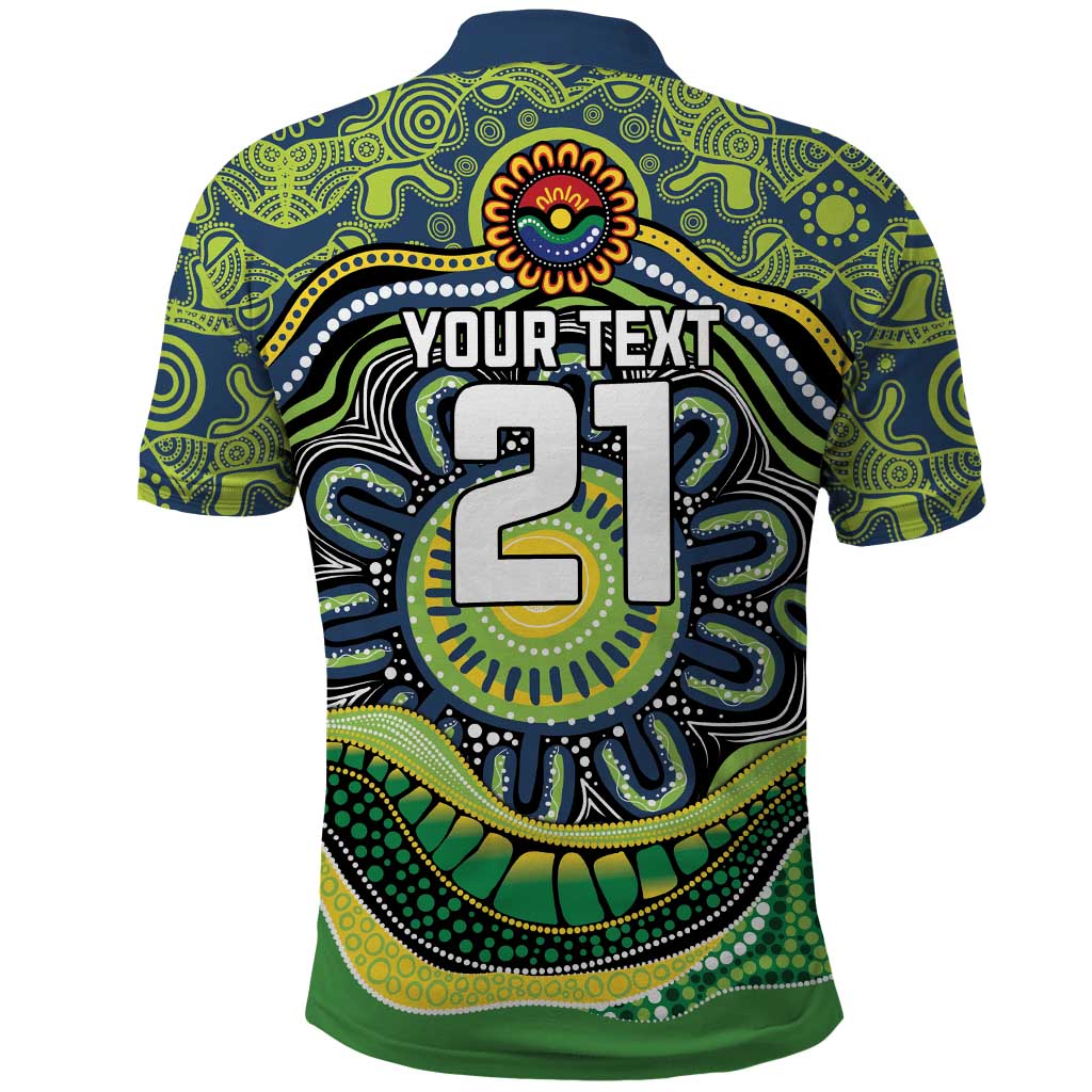 Custom Canberra Honouring First Nations Polo Shirt NAIDOC 2026 Deadly 50 Years