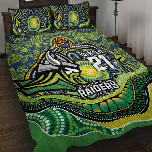 Custom Canberra Honouring First Nations Quilt Bed Set NAIDOC 2026 Deadly 50 Years