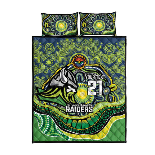 Custom Canberra Honouring First Nations Quilt Bed Set NAIDOC 2026 Deadly 50 Years