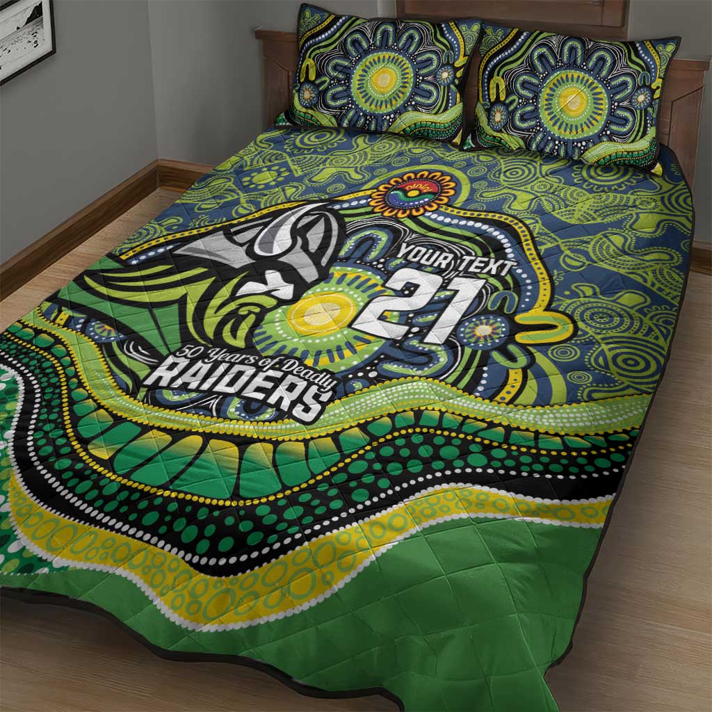 Custom Canberra Honouring First Nations Quilt Bed Set NAIDOC 2026 Deadly 50 Years