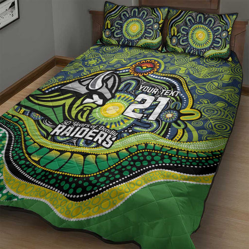 Custom Canberra Honouring First Nations Quilt Bed Set NAIDOC 2026 Deadly 50 Years