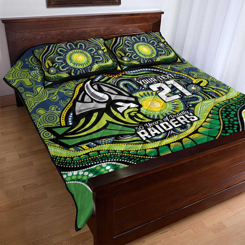Custom Canberra Honouring First Nations Quilt Bed Set NAIDOC 2026 Deadly 50 Years