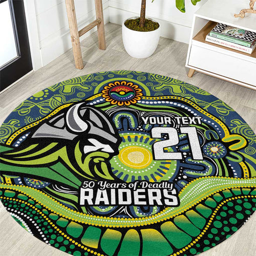 Custom Canberra Honouring First Nations Round Carpet NAIDOC 2026 Deadly 50 Years
