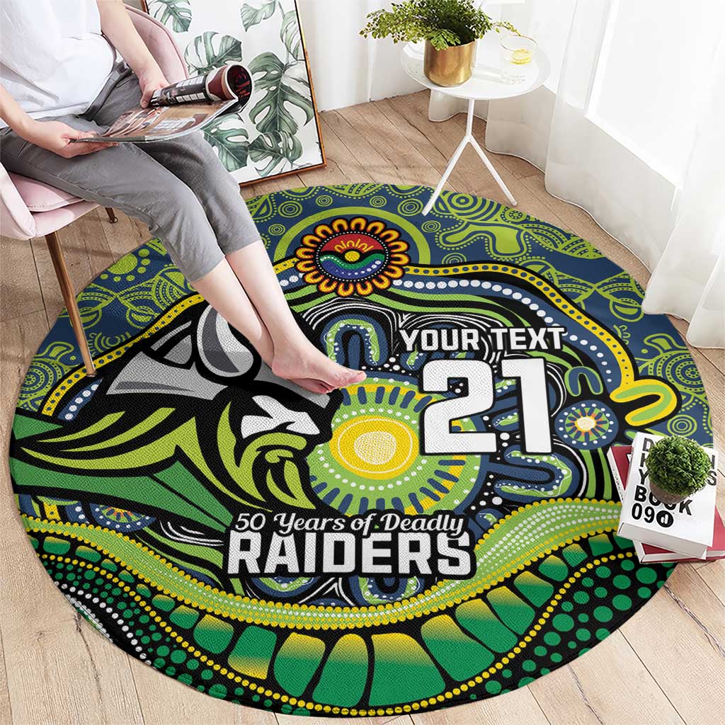 Custom Canberra Honouring First Nations Round Carpet NAIDOC 2026 Deadly 50 Years