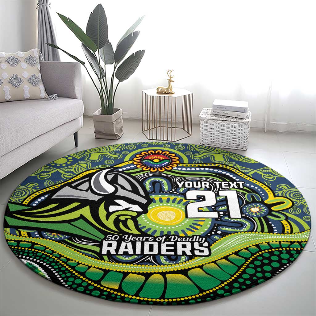 Custom Canberra Honouring First Nations Round Carpet NAIDOC 2026 Deadly 50 Years