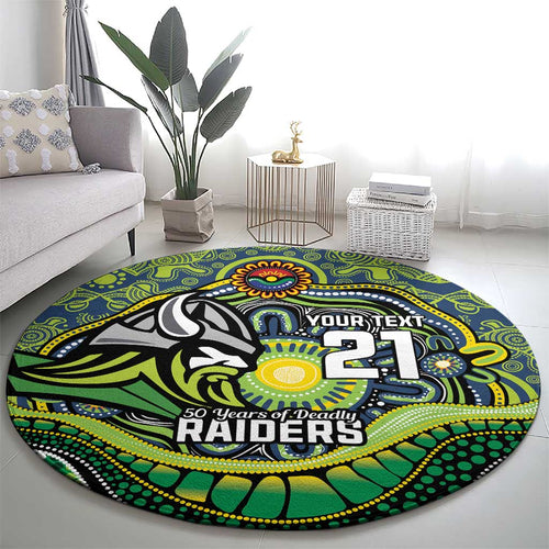Custom Canberra Honouring First Nations Round Carpet NAIDOC 2026 Deadly 50 Years