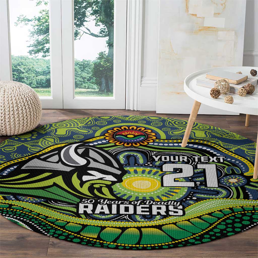 Custom Canberra Honouring First Nations Round Carpet NAIDOC 2026 Deadly 50 Years