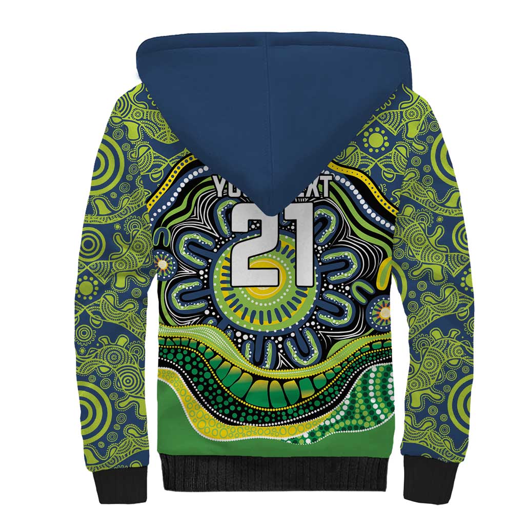 Custom Canberra Honouring First Nations Sherpa Hoodie NAIDOC 2026 Deadly 50 Years