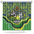 Custom Canberra Honouring First Nations Shower Curtain NAIDOC 2026 Deadly 50 Years