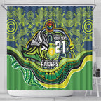 Custom Canberra Honouring First Nations Shower Curtain NAIDOC 2026 Deadly 50 Years