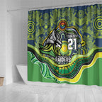 Custom Canberra Honouring First Nations Shower Curtain NAIDOC 2026 Deadly 50 Years